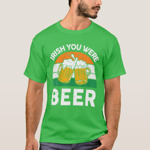 Camiseta Mens Dia de São Patrício Costume Irlandês Você Era