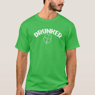Camiseta Mens Dia de São Patrício Lucky Clover Cote Iri