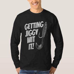 Camiseta Mens Dias de os pais Pescando Ficando Brancos Com
