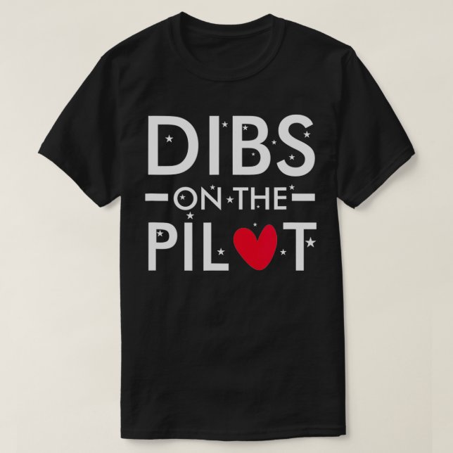 Camiseta Mens Dibs no Piloto (Frente do Design)