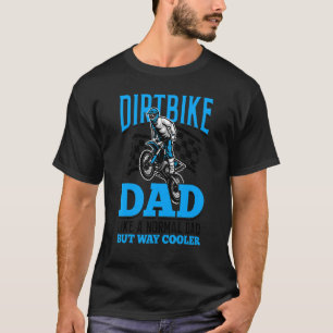 Camiseta Mens Dirtbike Graphic Para Rapazes Pais Motocros