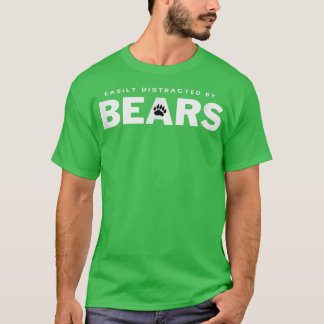 Camiseta Mens Distraídos Por Bears Papa Pai Chub Chaser G