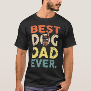 Camiseta Mens Doberman Best Dog Pai Nunca