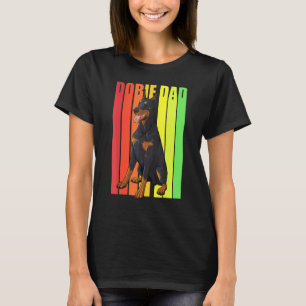 Camiseta Mens Dobie Pai Doberman Pinscher Dog