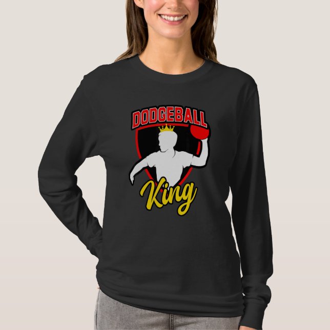 Camiseta Mens Dodgeball King for Dodgeball  and Dodgeball M (Frente)