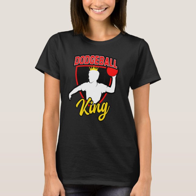 Camiseta Mens Dodgeball King for Dodgeball  and Dodgeball M (Frente)