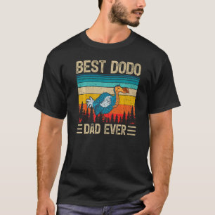Camiseta Mens Dodo Bird Vintage Melhor Pai De Dodo Nunca Pa