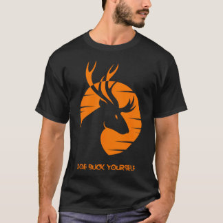 Camiseta Mens Doe Buck Yourself Tshirt Engraçada Deer Hunti
