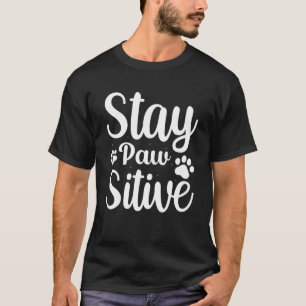 Camiseta Mens Dogs Pons - Mantenha-Se Pawsitivo