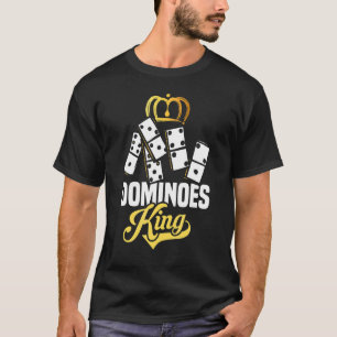 Camiseta Mens Dominoes King Game Domino