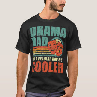 Camiseta Mens Drama Pai Como Um Pai Regular Mas Fath Mais F