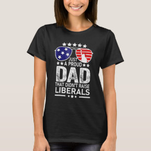 Camiseta Mens É Apenas Um Pai Orgulhoso Que Não Levantou Li