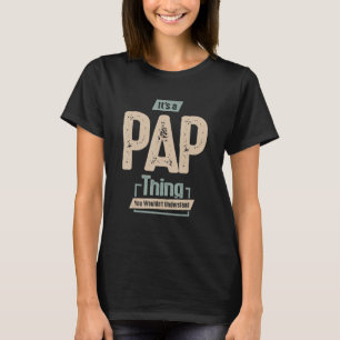 Camiseta Mens é um Pai do Pap Thing Avô