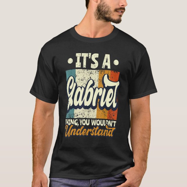 Camiseta Mens, é uma coisa do Gabriel que você não entender (Frente)