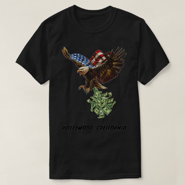 Camiseta Mens Eagle Money  (Frente do Design)