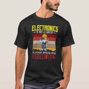 Camiseta Mens Electronics Não É Um Carreira De Eletricidade