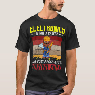 Camiseta Mens Electronics Não É Um Carreira De Eletricidade