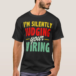 Camiseta Mens Eletrico, estou a julgar o teu Wiri.