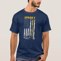 Mens Eletronics US Flag Sparky