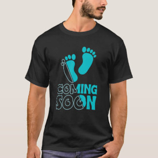 Camiseta Mens em breve esperam Pai pai