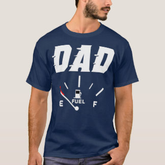 Camiseta Mens Em Execução Em Novo papai Vazio