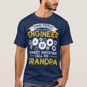 Camiseta Mens Engineering Dad Grandpa Engineer