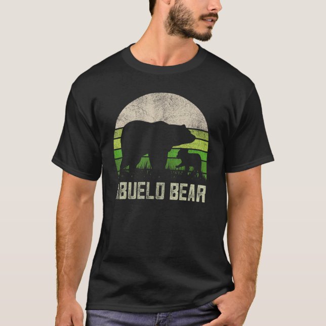 Camiseta Mens Engraçado Avô Espanhol De Netos Cub Abu (Frente)