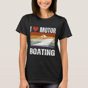 Camiseta Mens Engraçado Boater Velocidade da Vida Capitão E