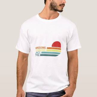 Camiseta Mens Engraçado Casamento vintage Aniversário