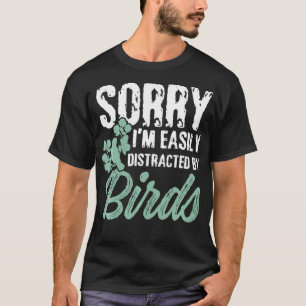 Camiseta Mens Engraçado Desculpe-me por ser facilmente dist