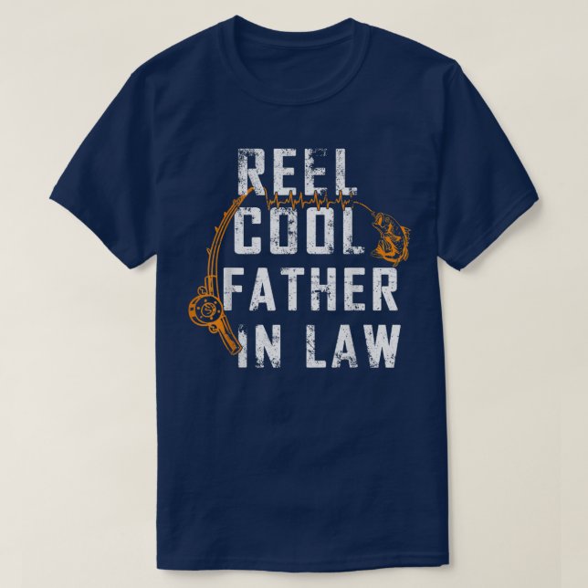 Camiseta Mens Engraçado Dia de os pais Reel Legal Padre Na  (Frente do Design)