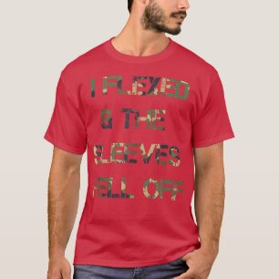 Camiseta Mens Engraçado Eu Fugi E As Capas Caiu Da Camada