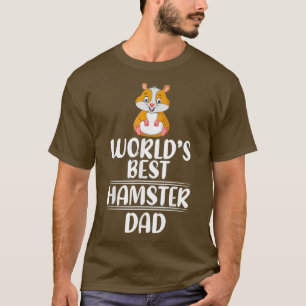 Camiseta Mens Engraçado Hamster Lover Words Melhor Pai de