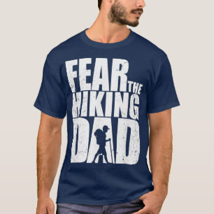 Camiseta Mens Engraçado Medo do Pai de Caminho Acampando P