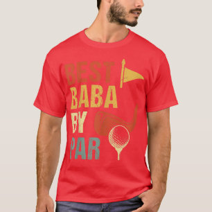 Camiseta Mens Engraçado Melhor Baba Par Dia de os pais Golf