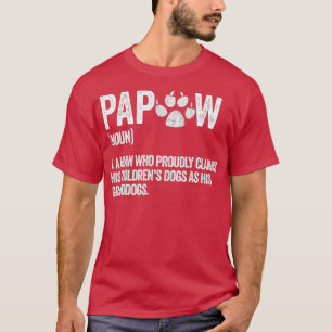 Camiseta Mens Engraçado Melhor Cachorro Vovô Ever Papaw Rou