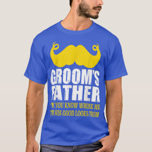 Camiseta Mens Engraçado Pai do Excelente do Groom Presente 