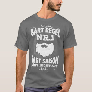 Camiseta Mens Engraçado portador de barba dá barba de cheio