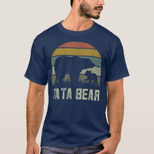 Camiseta Mens Engraçado Tata Bear Shirts, Cub Kid Dia de os
