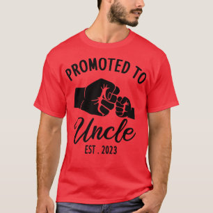 Camiseta Mens Engraçado Tio Grávida Anunciando Tio Est
