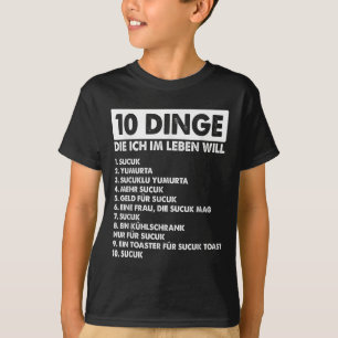 Camiseta Mens Engraçado Turco cita Turk Sucuklu Yumurt