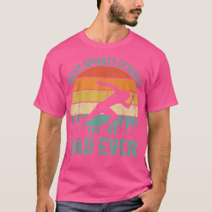 Camiseta Mens Engraçado Vintage Melhor Pai De Ciências Espo