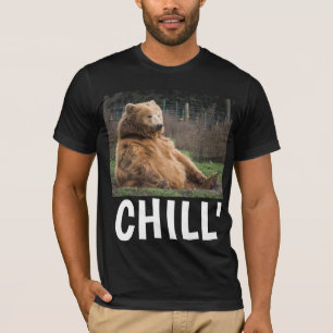 CAMISETA MENS ENGRAÇADOS ENGRAÇADOS "CHILL" T-SHIRTS