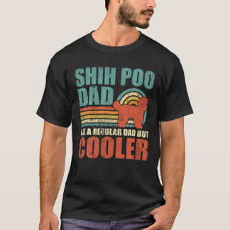 Camiseta Mens Engraçados Pai De Shu Como Um Pai Regular Mas