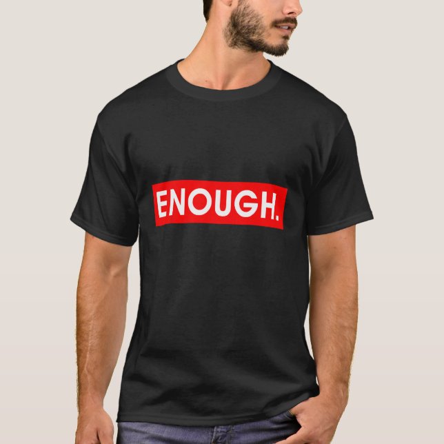 Camiseta Mens Enough End Gun Violence No Gun Awareness Day  (Frente)