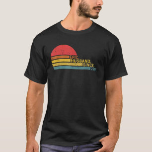 Camiseta Mens Epic Husband desde o aniversário de casamento