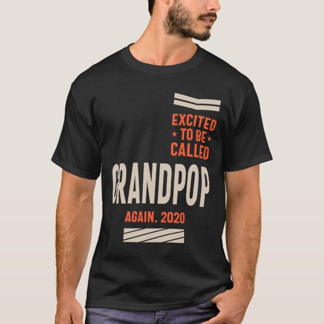Camiseta Mens Esperados A Serem Chamados De Avô Novamente D (Frente)