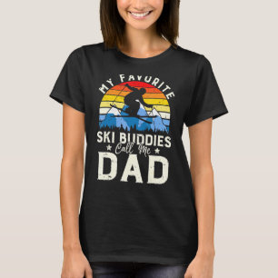 Camiseta Mens Esquiando Meus Amigos De Esqui Favoritos Me C