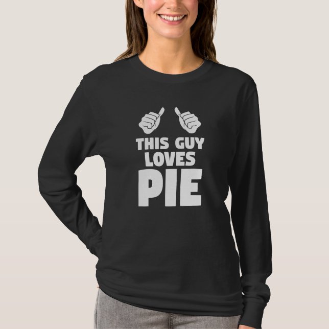 Camiseta Mens Esta Cara Adora Pie Baking Pies Dessert (Frente)