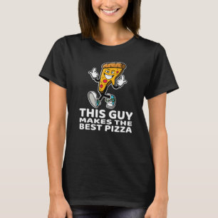 Camiseta Mens Esta Cara Faz A Melhor Pizza De Chef Pizz